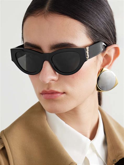 ysl sunglasses cat eye|square cat eye sunglasses YSL.